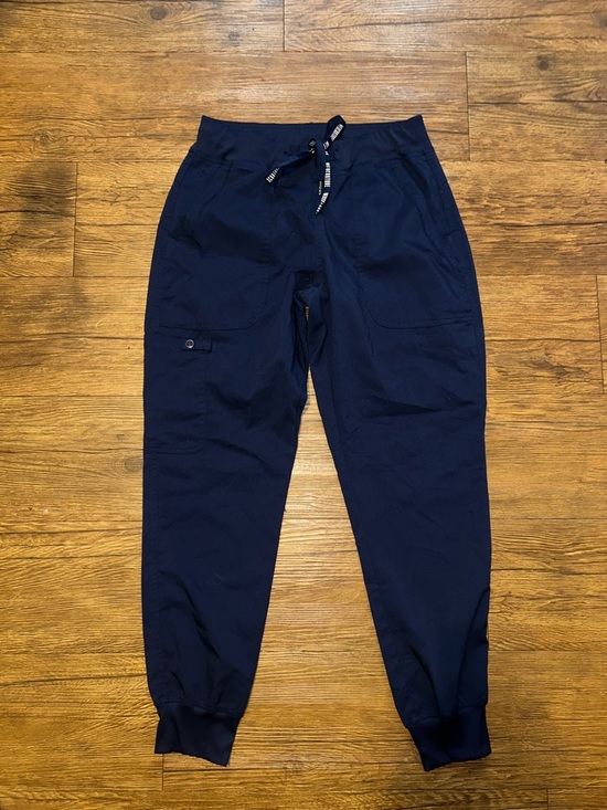 Med Couture Pants - Med Couture Navy Utility Drawstring Joggers